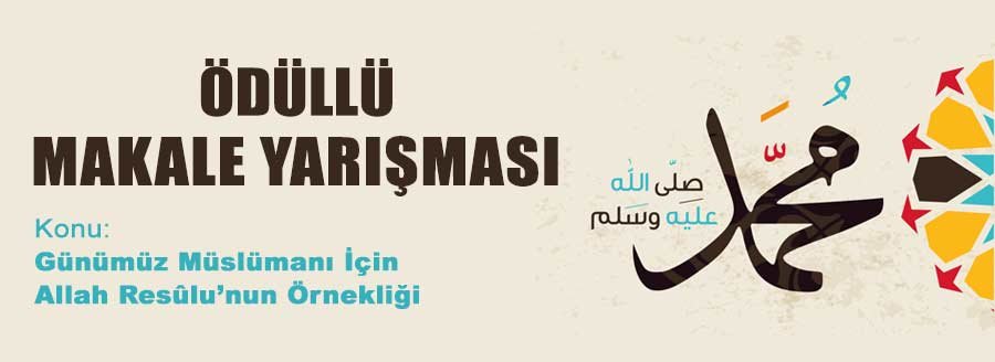 ÖDÜLLÜ MAKALE YARIŞMASI