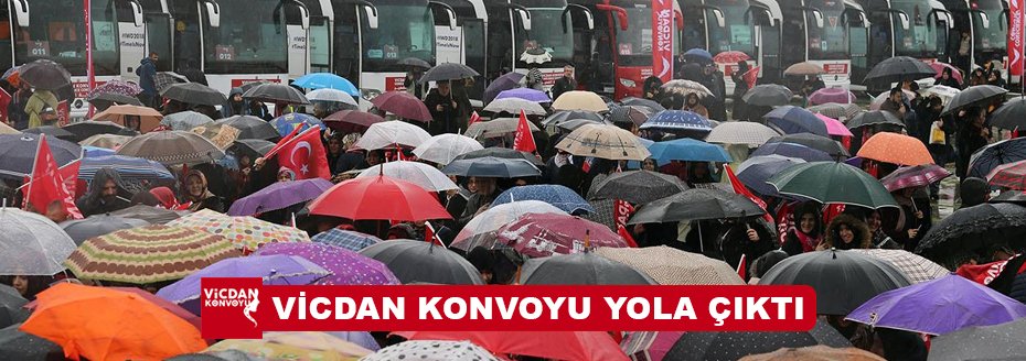 VİCDAN KONVOYU YOLA ÇIKTI