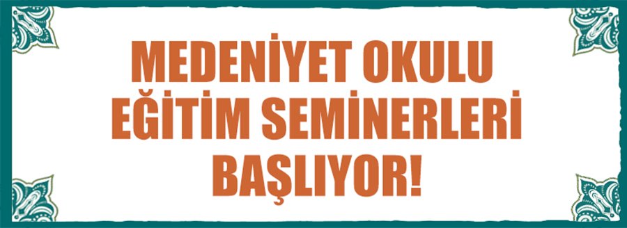 EĞİTİM SEMİNERLERİMİZ BAŞLIYOR