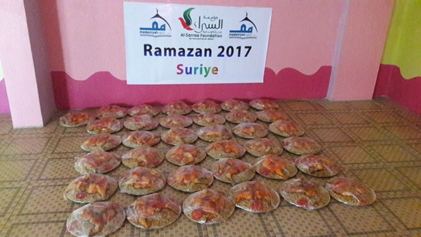 VAKFIMIZDAN SURİYE'DE İFTAR YARDIMI