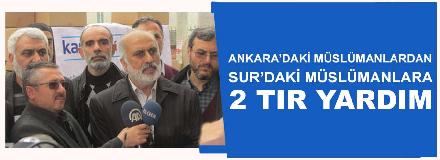 SUR'A İNSANİ YARDIM