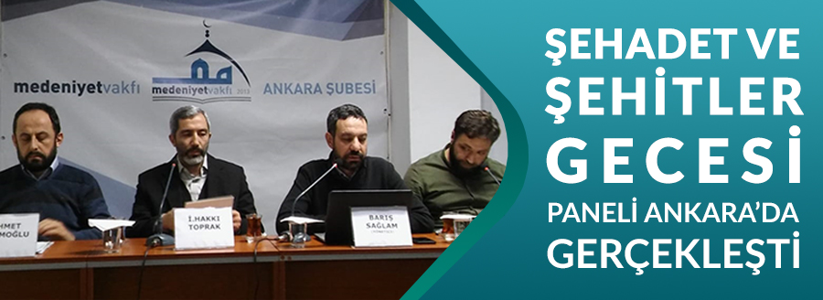 ŞEHİTLER VE ŞEHADET PANELİ
