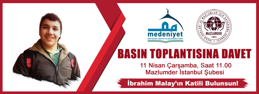 BASIN TOPLANTISINA DAVET