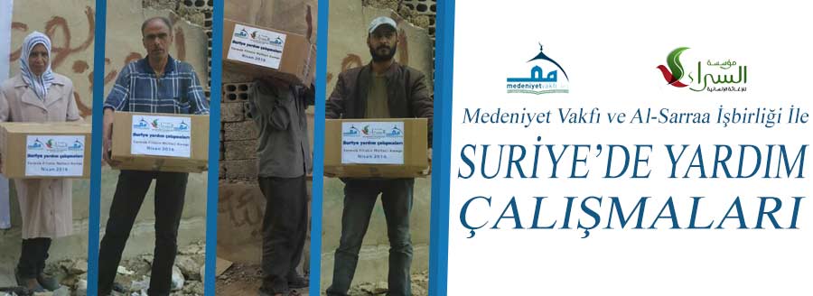 SURİYE'DE YARDIM ÇALIŞMALARI