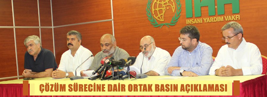 ÇÖZÜM SÜRECİ BASIN AÇIKLAMASI