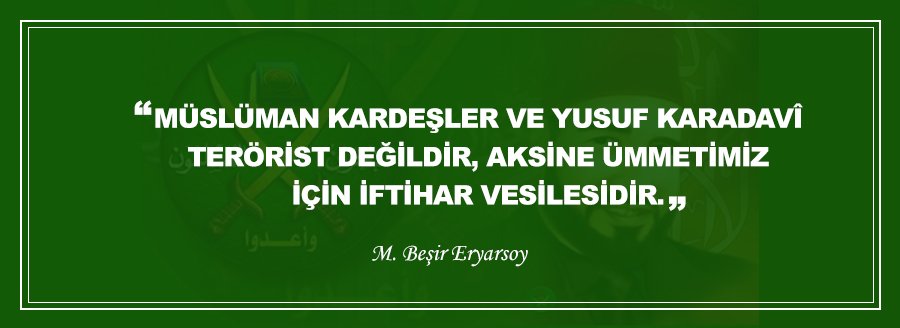 YUSUF KARADAVİ İFTİHAR VESİLEMİZDİR