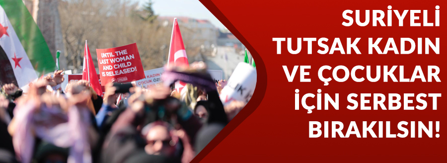 SURİYELİ TUTSAK KADIN VE ÇOCUKLAR