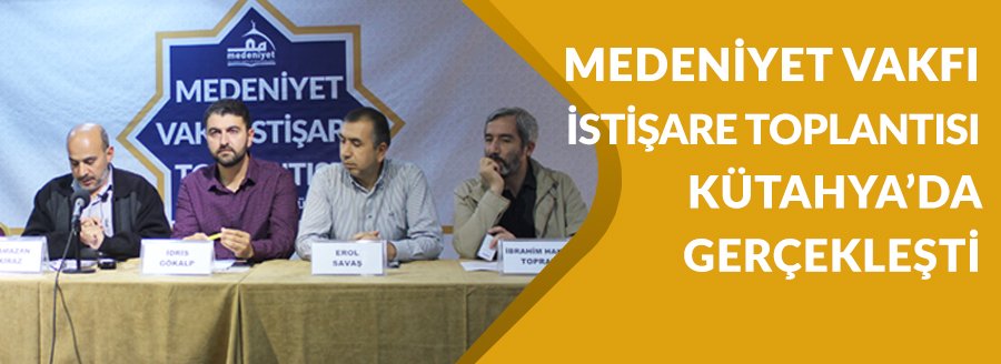 KÜTAHYA'DA İSTİŞARE TOPLANTISI