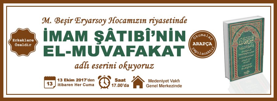 BEŞİR ERYARSOY İLE EL-MUVAFAKAT DERSLERİ