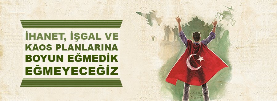 İHANET PLANLARINA BOYUN EĞMEYECEĞİZ