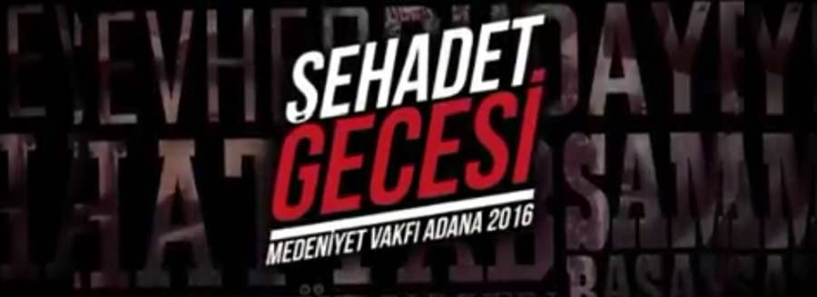 ŞEHADET GECESİ 2016