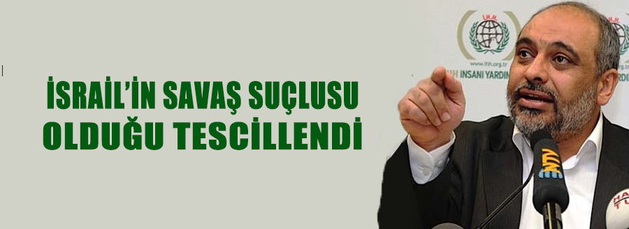 İSRAİL SAVAŞ SUÇLUSU